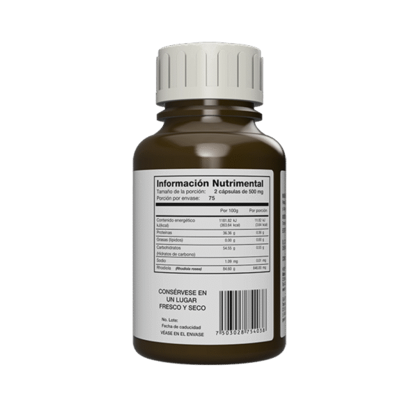 Rhodiola Rosea 150 cápsulas | 500mg Adaptoheal® - Imagen 2