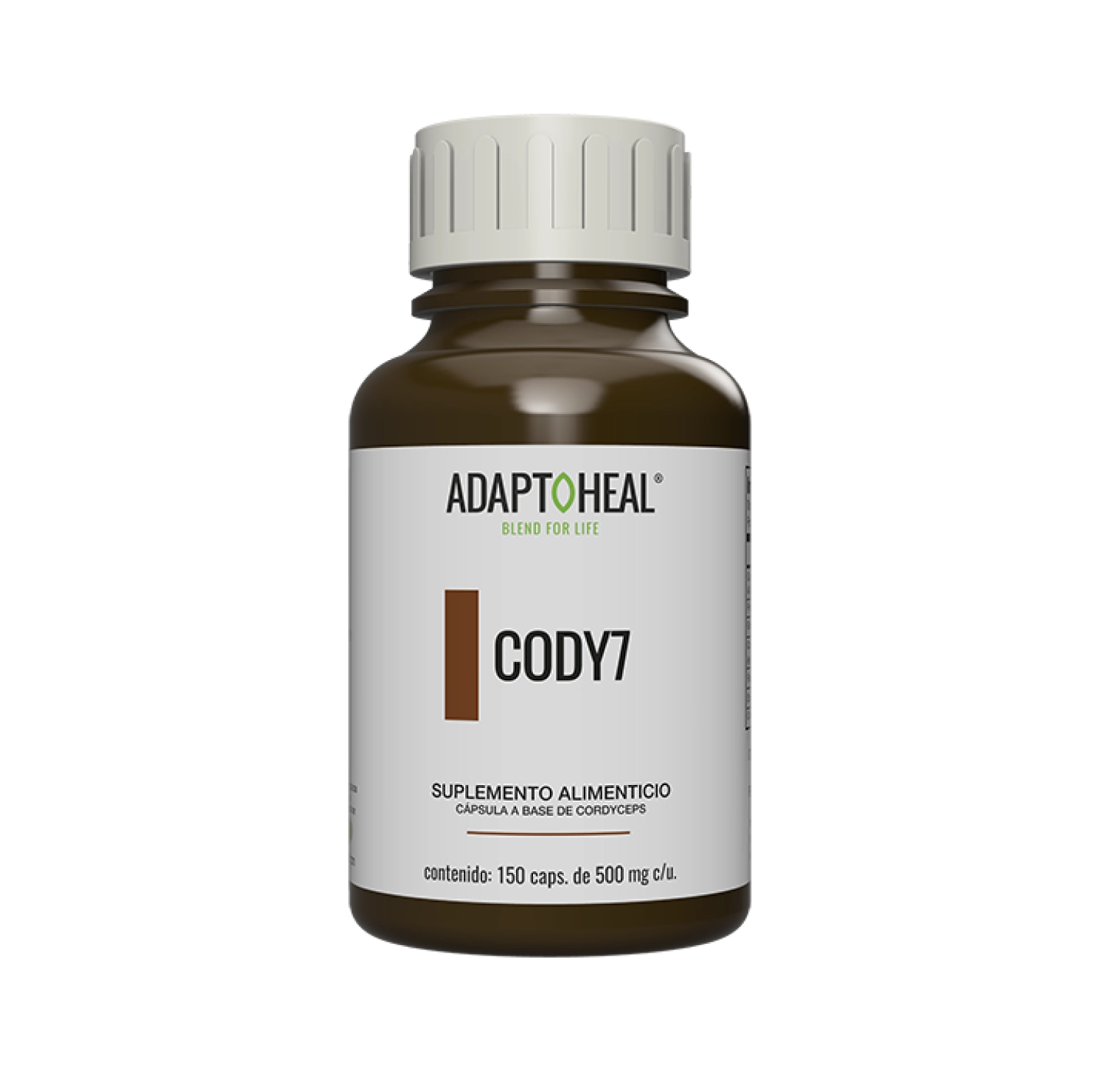 Cordyceps Extracto 150 cápsulas | 500mg Adaptoheal®
