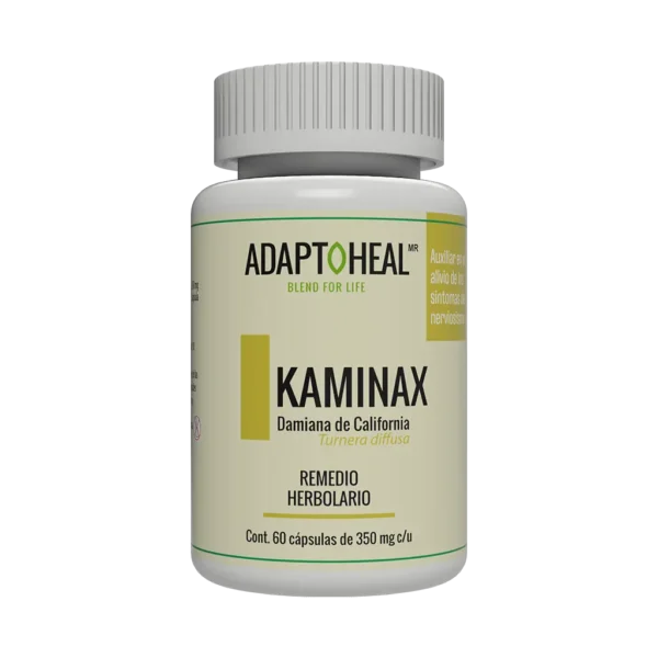 Kaminax - Damiana de California 60 Capsulas | 350mg Adaptoheal®